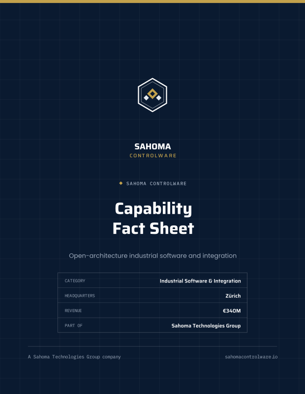 Sahoma Controlware Fact Sheet cover